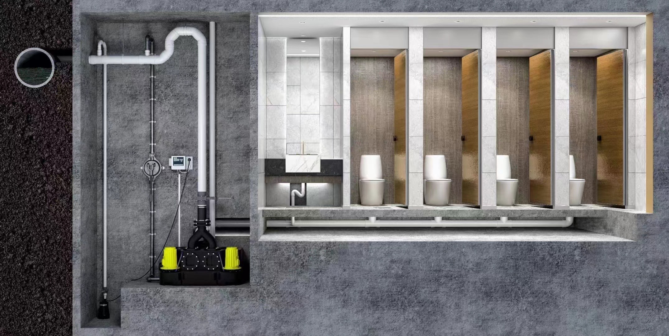 雙泵污水提升泵